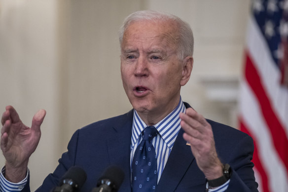 US President Joe Biden has scored the first major legislative victory of his presidency. 