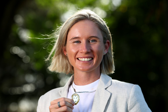 Belinda Clark medallist Beth Mooney. 