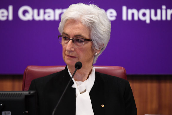 Victoria's hotel quarantine inquiry hearings, chaired by Justice Jennifer Coate, resume on Monday.