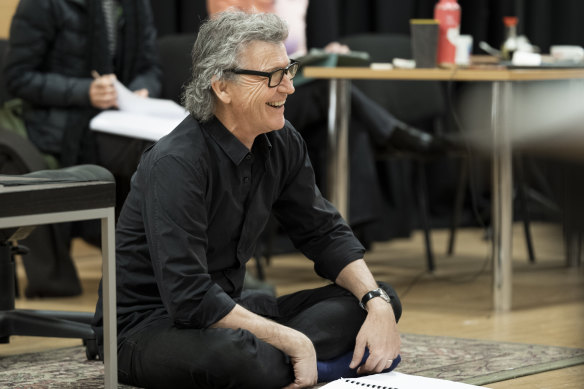 Simon Phillips during rehearsals for Come Rain or Come Shine.