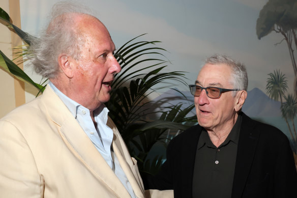 Carter (left) at the Cannes Film Festival in 2023 with Robert De Niro.