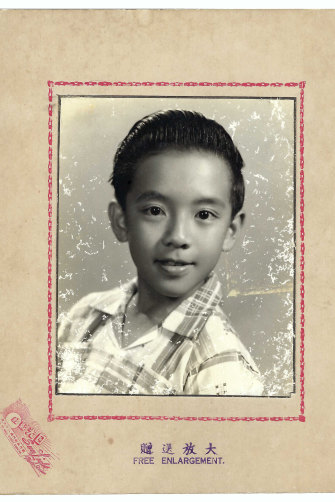 Tony Tan as a young boy in Kuantan, Malaysia. 