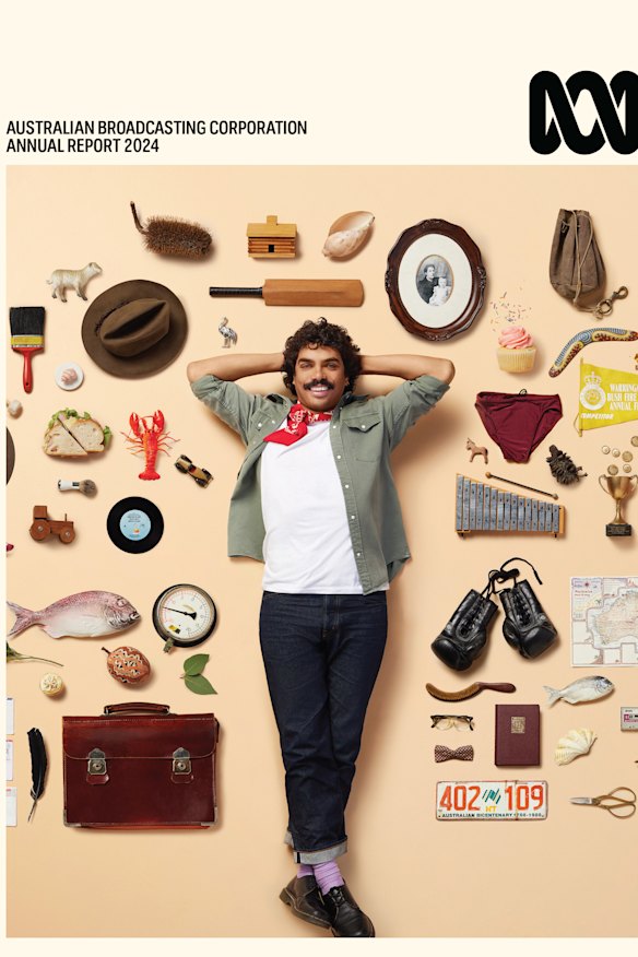 Tony Armstrong on the cover of the ABC annual report for 2024.