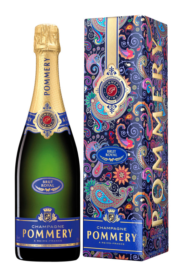 Pommery Brut Royal NV, part of the Kashmir Collection.