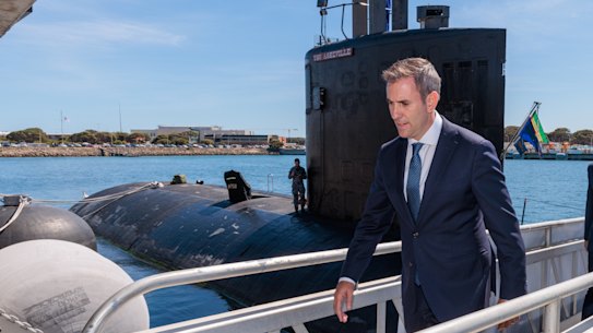 Treasurer Jim Chalmers will need to find up to $31 billion in savings in the medium term to pay for submarines.