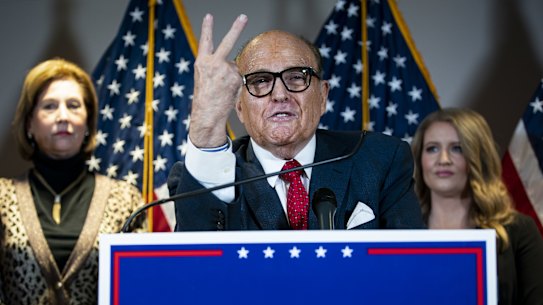 Trump has even turned on Rudy Giuliani, his personal attorney.
