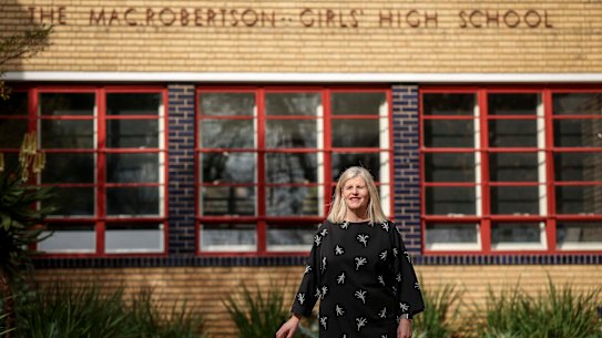 Mac.Robertson Girl’s High School principal Sue Harrap.