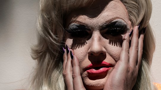 ‘When I’m in drag, I feel like I have even more of a licence to say certain things.’