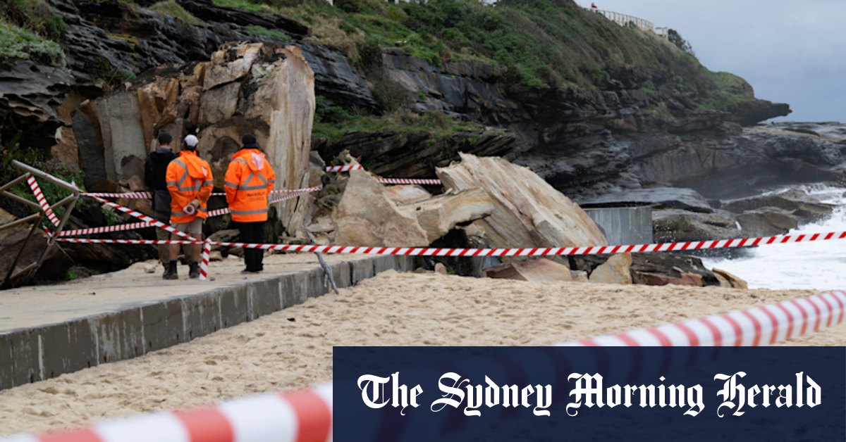 ‘Lethal’: Cliff collapses onto popular eastern suburbs beach