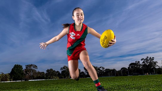 Steph Cassar, 12, who lives with inflammatory bowel disorder.