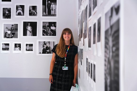 Savannah Smith, curator of the Viva Gibb exhibition at the City Gallery in Melbourne.