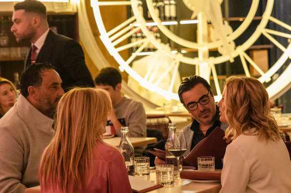 The dining area at Bottega Coco.