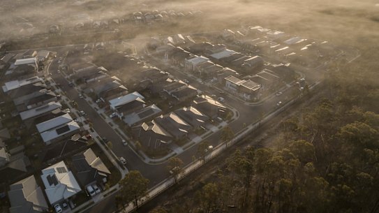 Marsden Park, pictured by drone in 2023.