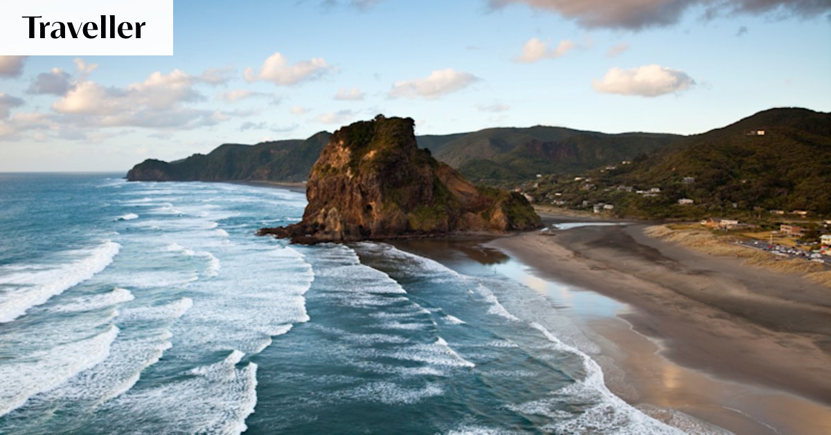 It’s no Bondi, but this dark, wild beach is startlingly beautiful