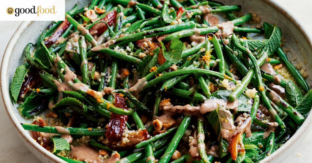 Ottolenghi’s charred green bean salad