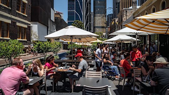 The polling found overall satisfaction with Sydney bounced back after the upheaval of COVID-19. 