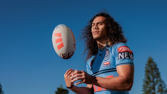 Jarome Luai during Origin this year.