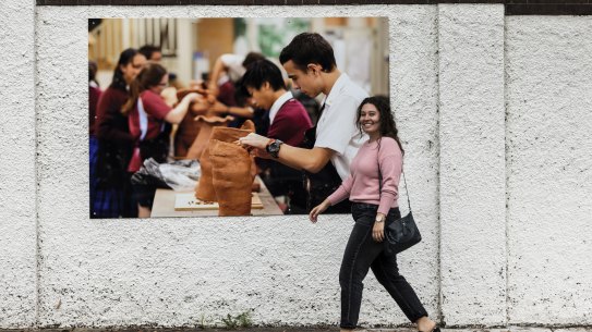 Natalie Lyons is completing a fast-track teaching program. 