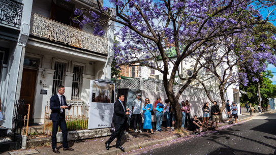 Home buyers pay a premium for space in Paddington.