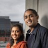 Ashish Sharma and Manali Perohit love living in the “oasis of calm” East Melbourne provides in the midst of the inner-city