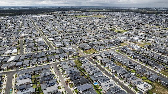 Greenfield development in Sydney’s Marsden Park.