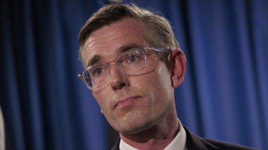 NSW Premier Dominic Perrottet: the Coalition is behind in the latest poll.