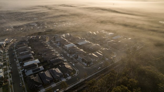 In Marsden Park, houses are packed tightly and families struggle with poor public infrastructure.