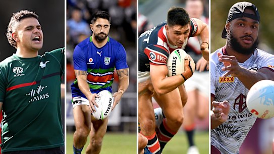 Latrell Mitchell, Shaun Johnson, Victor Radley and Hamiso Tabuai-Fidow.