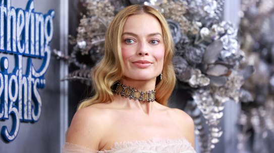 Margot Robbie at the “Wuthering Heights” premiere in Sydney.