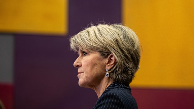 Former ANU chancellor Julie Bishop left her position seven months early.