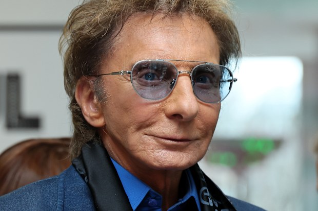 Barry Manilow attends the Clive Davis Gallery Ribbon Cutting at New York University on April 05, 2022 in New York City. (Photo by Dia Dipasupil/Getty Images)