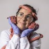 Pleased to meat you: Bonnie Tangey mines her day job in the lab for her comedy routine.