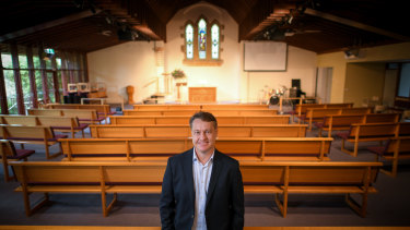 Reverend Andrew Price says 98 per cent of parishioners at his churches are vaccinated.