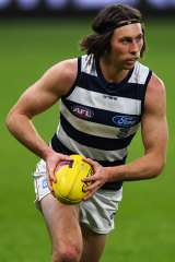 Jack Henry had a breakthrough year in defence for Geelong.