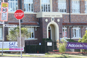 Ironside State School in St Lucia in Brisbane’s south-west became a close contact site in August during the school outbreak. 