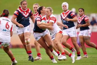 Emma Tonegato’s Dragons face the Roosters in Sunday’s NRLW grand final.
