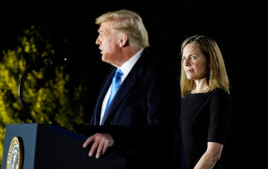 One of Trump's legacies will be the appointment of three conservative judges to the Supreme Court, including Amy Coney Barrett last month.