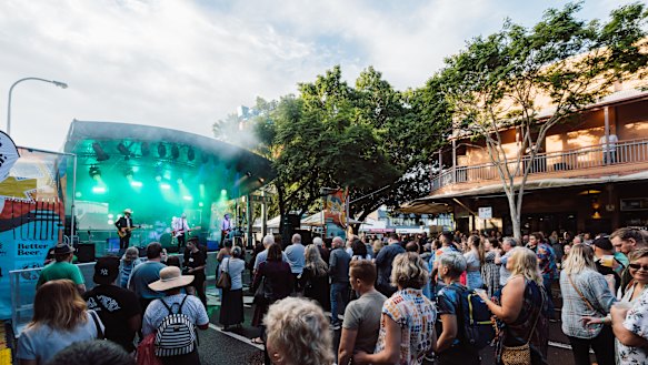 The streets around Stones Corner Hotel will be closed to traffic for Sunday’s festival.