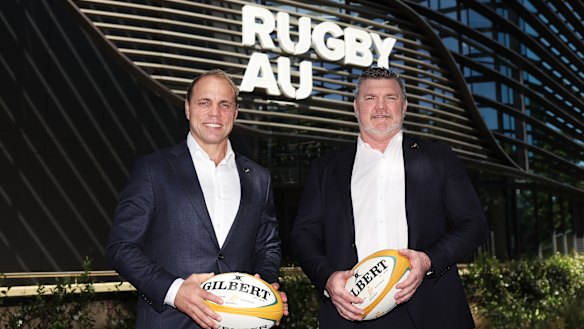 Phil Waugh and Daniel Herbert have Australian rugby in strong financial shape.