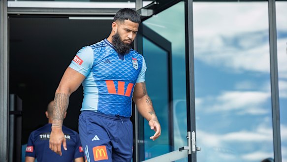 NSW Blues prop Payne Haas.