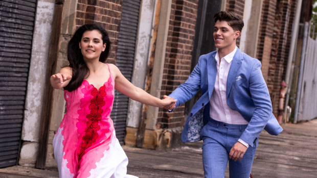 Sophie Salvesani and Todd Jacobsson as Tony in Opera Australia's touring   production of West Side Story.