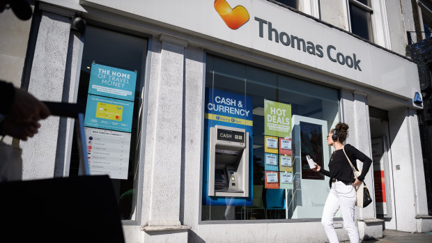 Hays Travel has bought all of Thomas Cook's 555 stores.