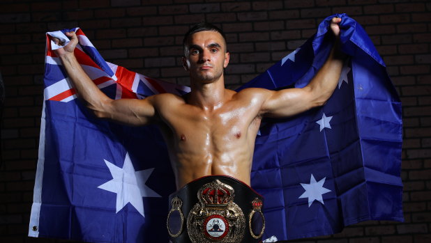 Andrew 'The Monster' Moloney is ready to defend his WBA title in Las Vegas.