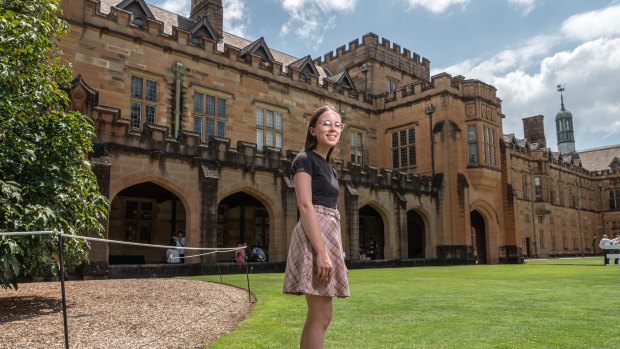 Cameryn Smider will commute from the Central Coast to Sydney University when she starts her degree.