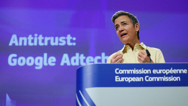 European Commission Vice President Margrethe Vestager.