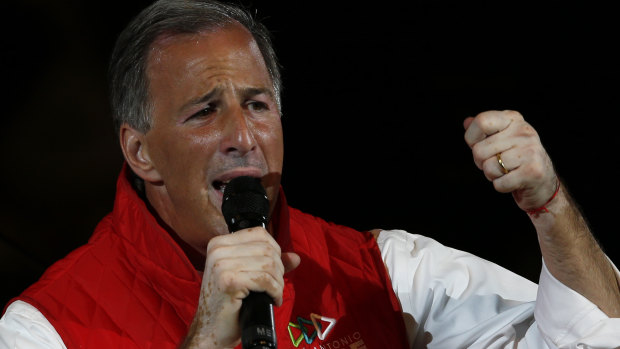 Presidential candidate Jose Antonio Meade, of the Institutional Revolutionary Party (PRI), conceded defeat on Sunday.