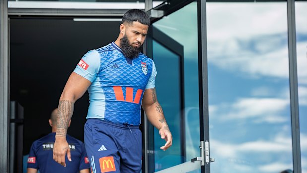 NSW Blues prop Payne Haas.