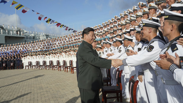 President Xi Jinping commissioned China’s first entirely home-built aircraft carrier in December, underscoring the country's rise as a regional naval power at a time of tensions with Taiwan and in the South China Sea.