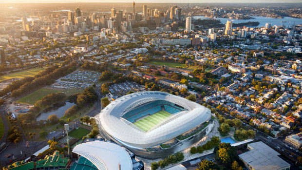 The budget for the Sydney Football Stadium has increased to $828 million.