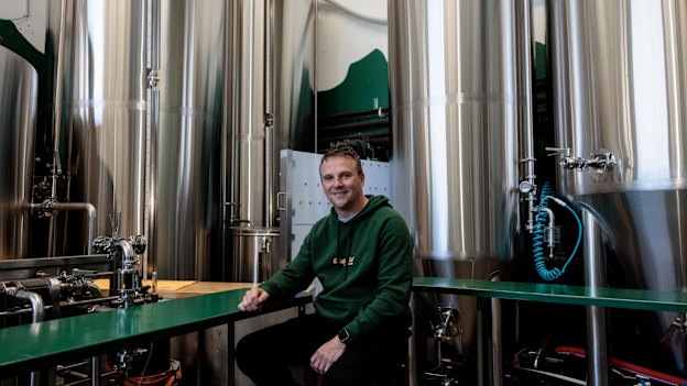 “We backed that Kirrawee was going to be on the up, and it is”: Brad Walker from Sunday Road Brewing.